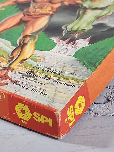 Dragonquest Role Playing Game SPI 2820 Box Set 1980 RARE unpunched And 2 Maps - Picture 15 of 20