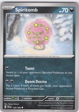 2023 Spiritomb Uncommon SV01: Scarlet & Violet Base Set 129/198 NM Normal LP-NM
