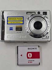 Sony Cyber-shot DSC-W80 7.2MP Digital Camera - Silver for sale