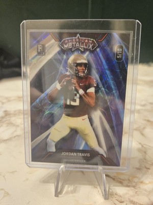 JORDAN TRAVIS 2023 WILD CARD AMERICAN METALLIX 4/10   