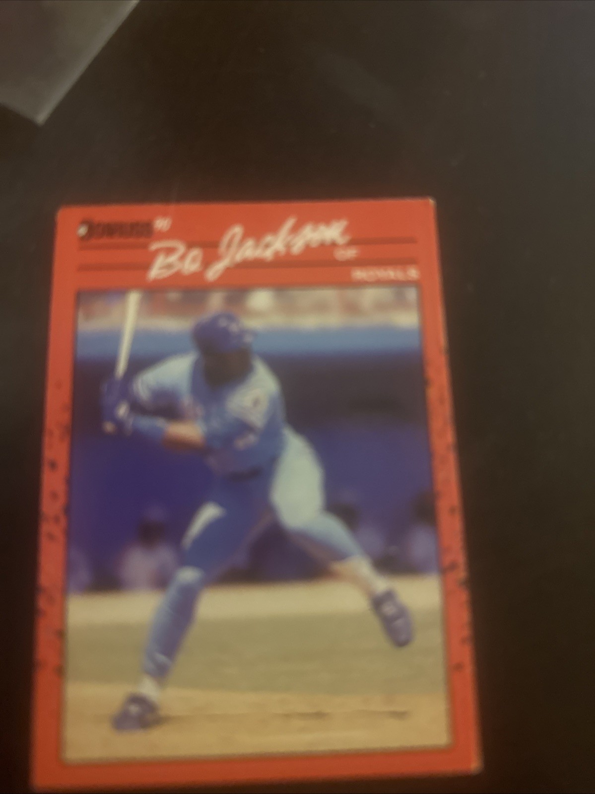 1990 Donruss - Bo Jackson #61 . After Inc in the Copyright on Back