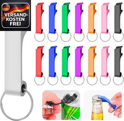 24er set flaschenöffner schlüsselanhänger für bar camping familie, umweltfreundl
