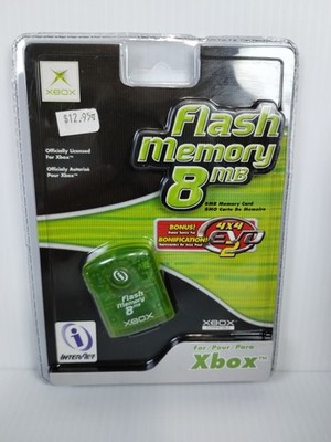 Interact 8MB Green Flash Memory Card for Original Microsoft Xbox NEW Sealed