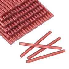 100pcs Mini Glue Stick 0.3"x3.9" High-Stick Hot Glue Gun Sticks, Glitter Red 0.21 per stick