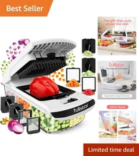 The  Pro Chopper - Vegetable Chopper and Spiralizer, Food Chopper with Contai...