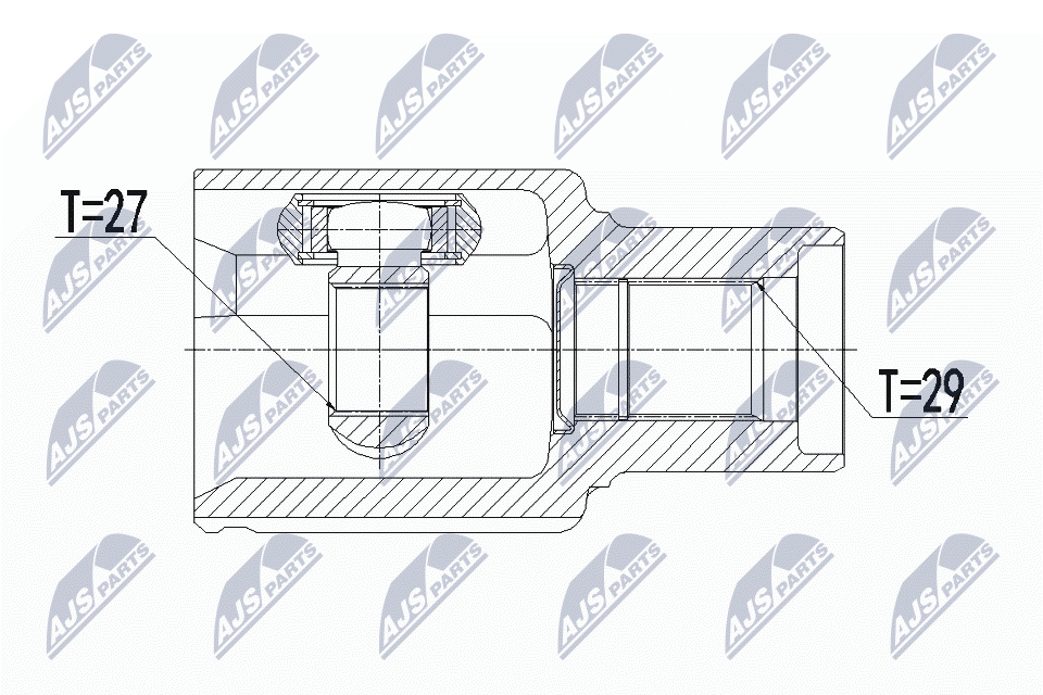 ✅Fits NTY NPW-FR-089 INNER CV JOINT ⭐UK Seller⭐ - Image 5
