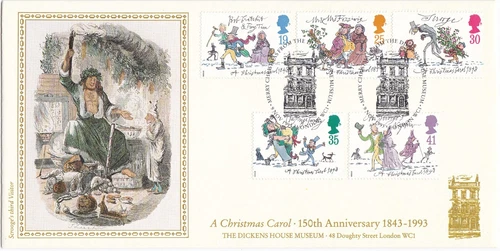 GB 1993 CHRISTMAS COVERCRAFT OFFICIAL FDC