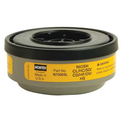 North Full or Half Mask Respirators Cartridge Acid Gas AG / Organic Vapor OV