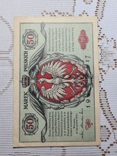 Poland, 50 Marks 1916 , jeneral, series A