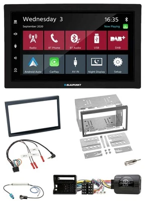Blaupunkt DAB Bluetooth USB Lenkrad 2DIN Autoradio für Peugeot 307 2006-2009 - Bild 1 von 4