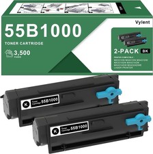 Lexmark 55B1000 Toner Cartridge High Yield 2 Pack