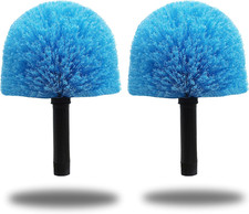 2 Pack Cobweb Duster Head Brush-Twist-On Spider Web Brush for Outdoor  Indoor