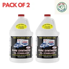 2 PACK Lucas Oil 10131 Pure Synthetic Oil Stabilizer - 1 Gallon