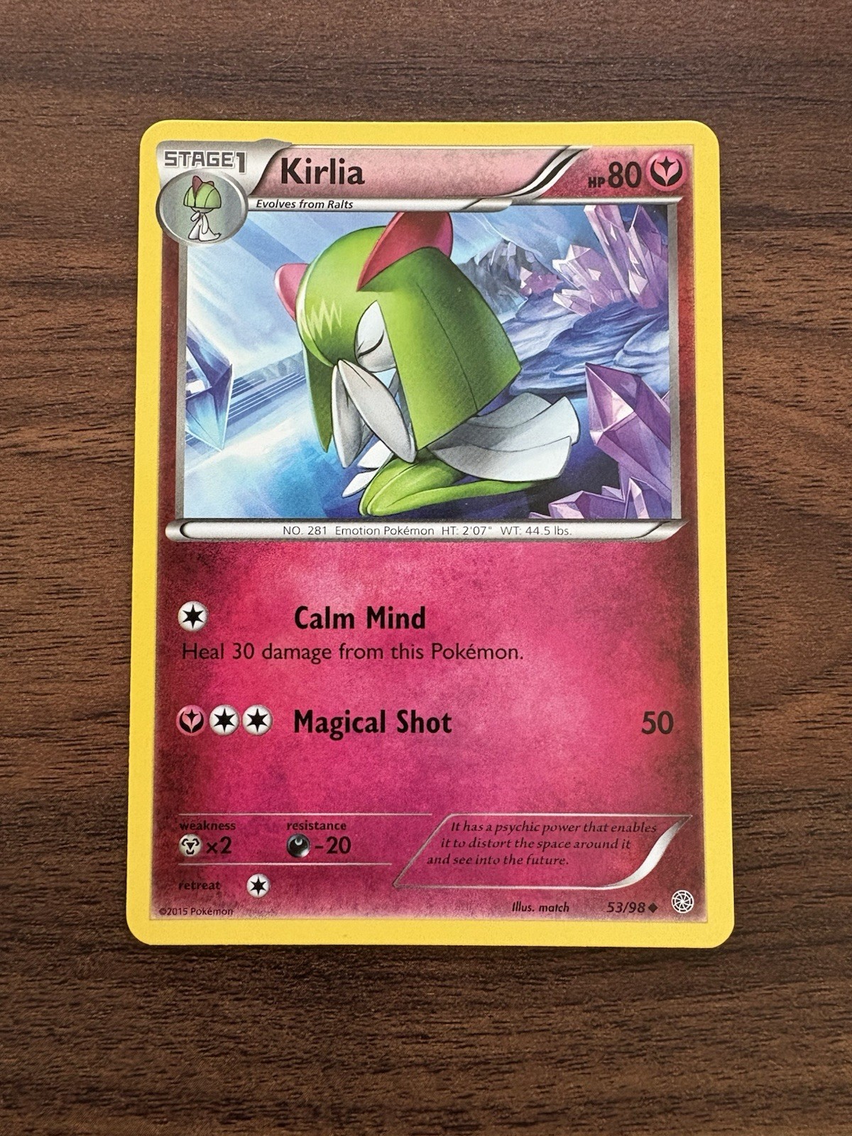 Kirlia 53/98 XY - Ancient Origins Regular - Pokémon Card - NM