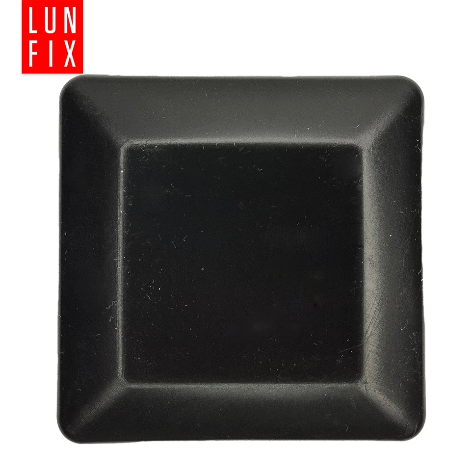 Capuchon de poteau noir 70 x 70 mm capuchon de cl_ture carr_ - Photo 4/4