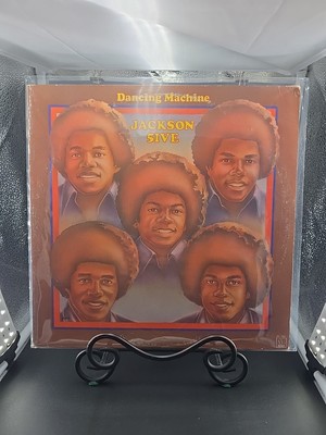 THE JACKSON FIVE DANCING MACHINE 1974 LP MOTOWN Indianapolis Press EX/VG