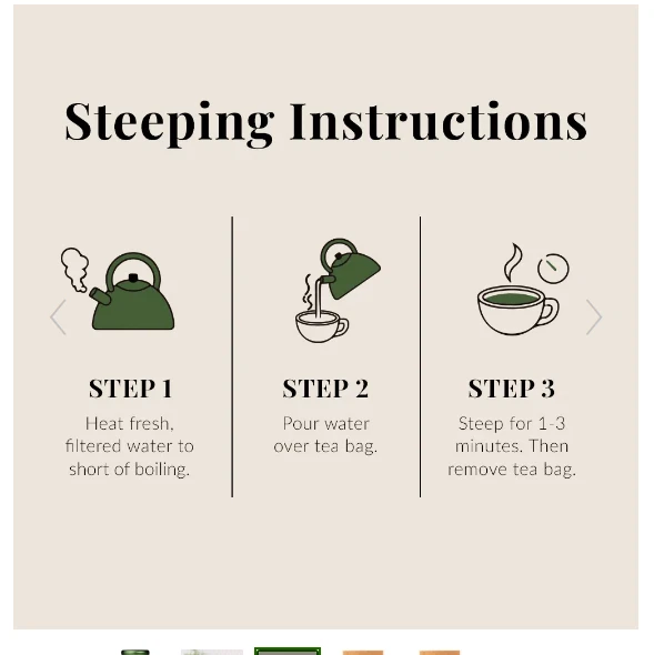 Té de ciruela con canela The Republic of Tea, lata de 2,8 oz, 50 bolsitas de té, té negro especiado Foto 4 de 4