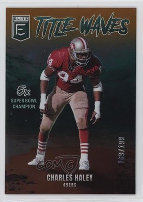 2025 Panini Donruss Elite Title Waves Orange 169/199 Charles Haley #4 HOF 16k2