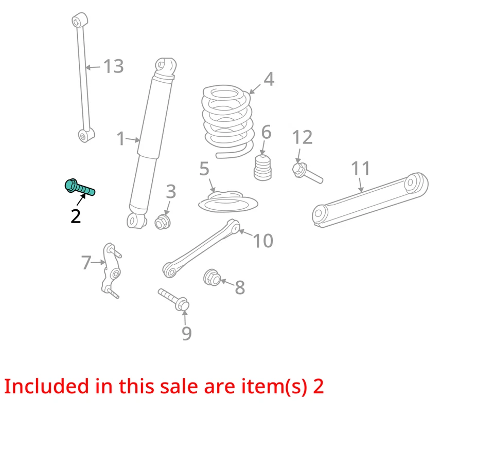 Parafuso de cabeça de flange sextavada CHRYSLER 6506147AA NOVO OEM 6506147AA - Imagem 2 de 3