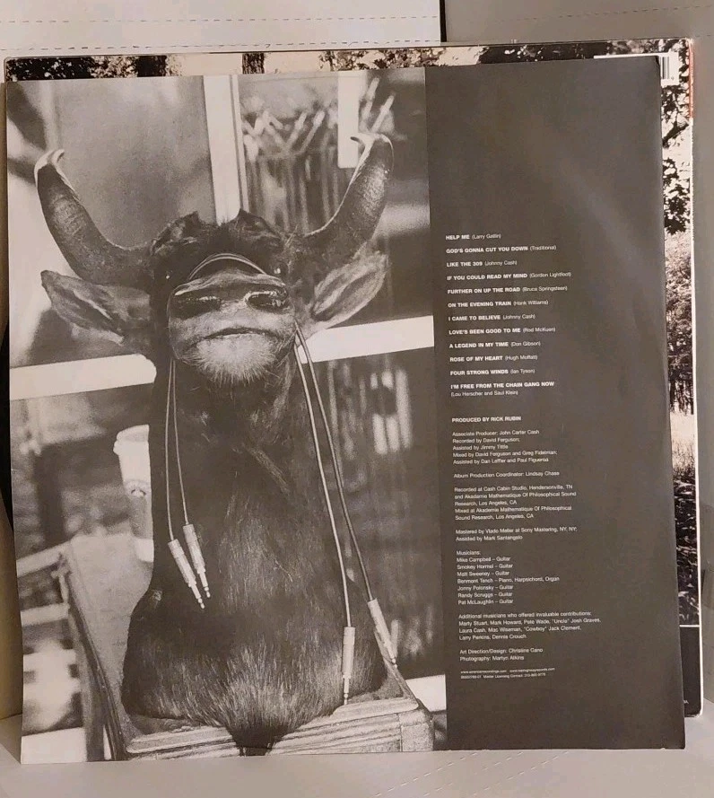 Johnny Cash - American V LP (Rock/Blues/Folk/Country) 2006 (US IMPORT) - Image 3 of 4