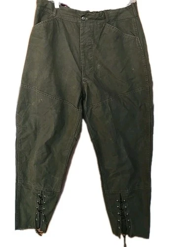 VTG WW1 WWI US Army Military Breeches Pants Trousers 32x26 Red Head Brand