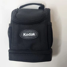 Kodak Black Carrying Camera Case Small Pre-Owned. Dual Storage.