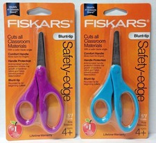 Fiskars 94167097J Blunt Tip Safety Edge 5" Kids Scissors random colors 2pcs