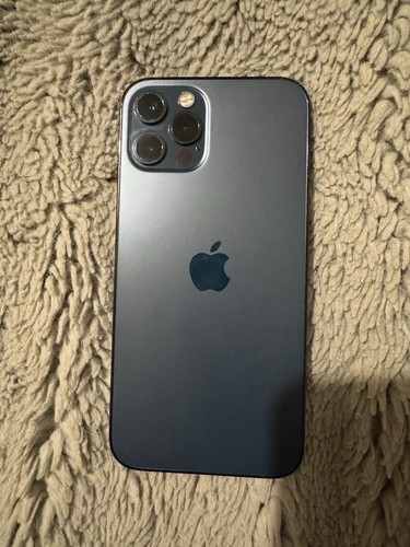 Apple iPhone 12 Pro - 128 Go - Bleu Pacifique - Débloqué + coque silicone Apple gratuite - Photo 4 sur 10