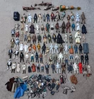 Star Wars Vintage, Legacy, etc 3.75 Lot of 93 Figures, Vehicles, Accessories
