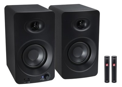Pair Se Electronics sE8 Omni All Metal Recording Microphones+Pair Monitors