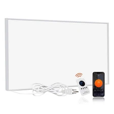 Space Heater for Indoor Use 600W– Wall Mounted Smart Infrared Heating Panel A...