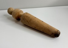 Vintage Wooden Cone Pestle Masher Primitive Farmhouse Kitchen Canning Tool