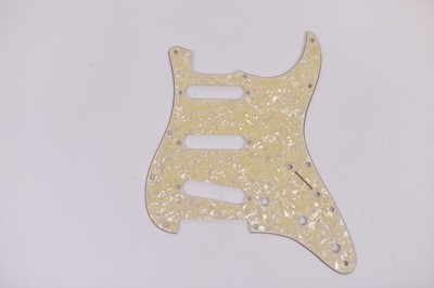 1970's Vintage WD Music 3 Ply Stratocaster White Pearloid SSS Pickguard ~MINT~