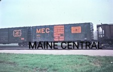 1976 Railroad Slide MEC Maine Central Boxcar 5182 Pine Tree Route Mtn Division 
