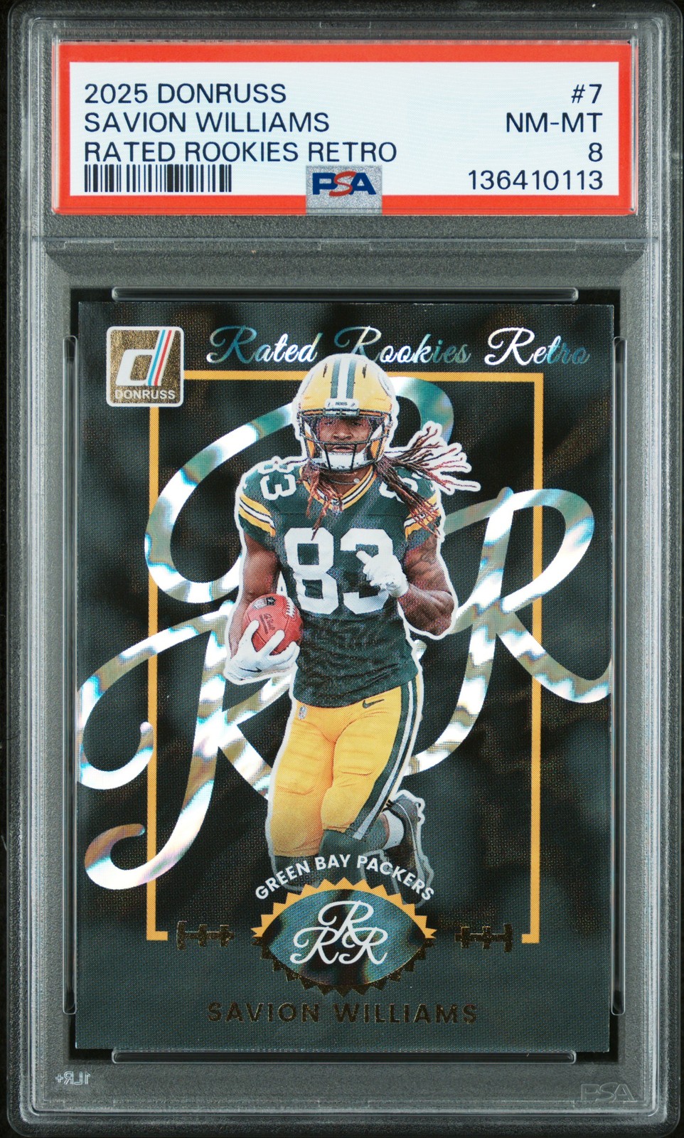 Savion Williams Panini Donruss Rated Rookies Retro #7 Base