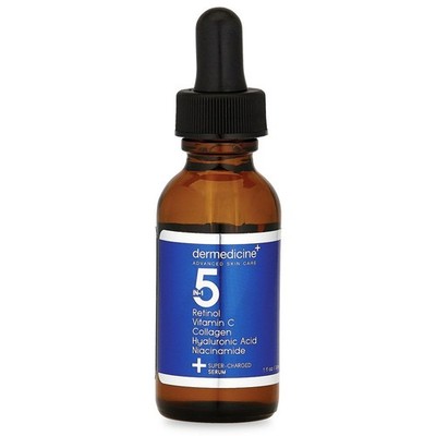 5 in 1 Potent Face Serum with Retinol, Vitamin C, Collagen, Hyaluronic Acid, ...