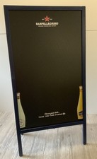 Aufsteller für Gastronomie Blackboard "San Pellegrino" Menütafel 120x60cm (R6-A1