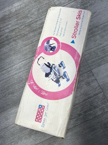 Safe Start Stroller Skis Adjustable Winter Snow Sand 20052 New Open Box - Picture 12 of 20
