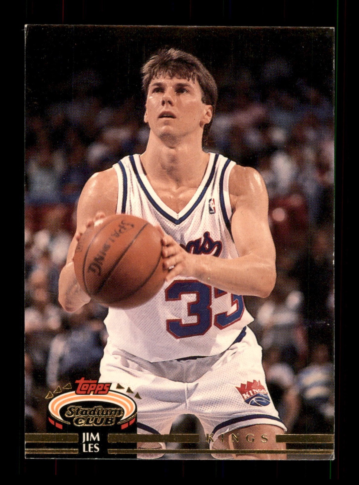 4 Jim Les 33 33 1992 Topps Basketball Sports Trading Card