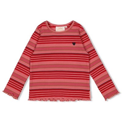 JUBEL Shirt Queen of Hearts Streifen gerippt Größe 140 H/WINTER 2025/2026 - NEU