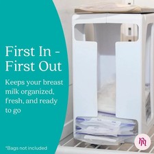 Breast Milk Storage Rack With Freezer Top For Flat Storage Set