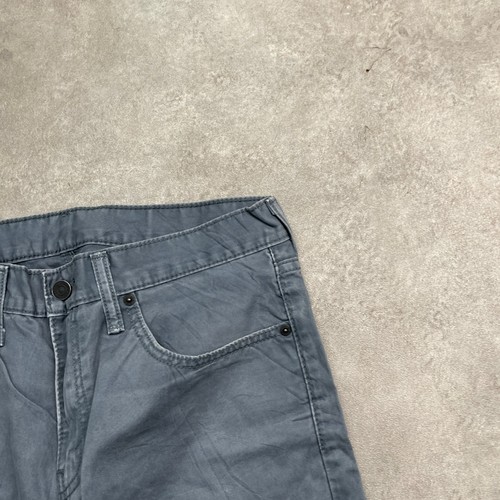 Levi's 511 Jeans Mens 32" Slim Straight Leg Cotton Chino Trousers, Grey - Picture 3 of 9