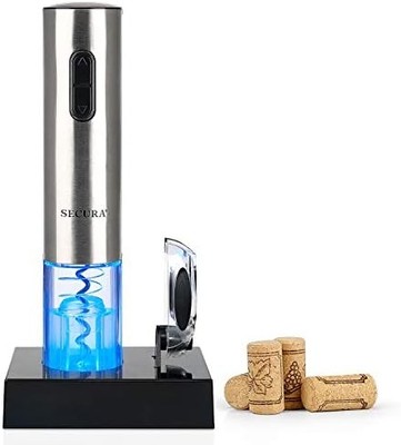 Secura Electric Wine Opener, Automatic Bottle Corkscrew Opener with Foil Cutter,
