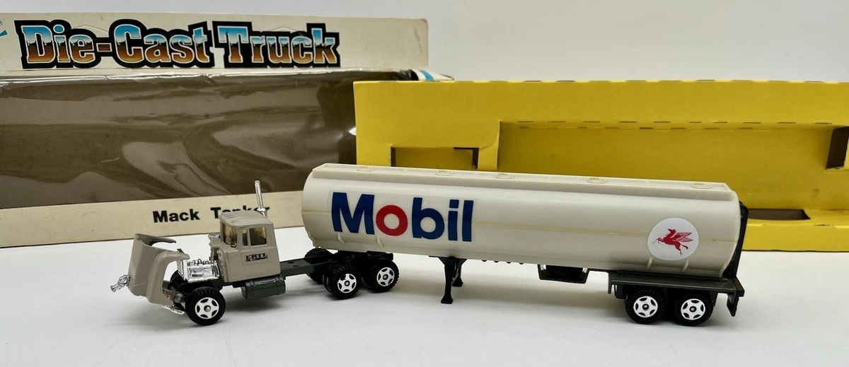 Mobil Gas Toy Truck In Vintage Manufacture Diecast Cars, Trucks