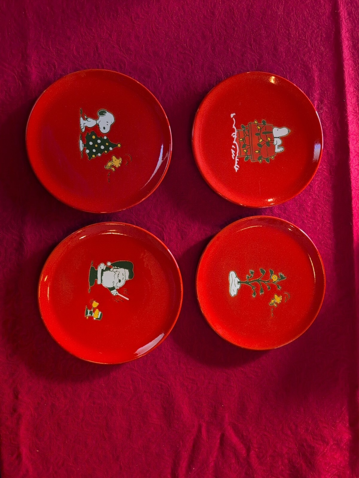Waechtersbach Peanuts 4 Piece Plate Set 7.5