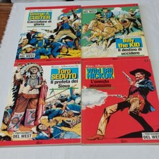 (Albertarelli) Lotto 4 volumi I protagonisti del WEST 1977 Hobby & Work