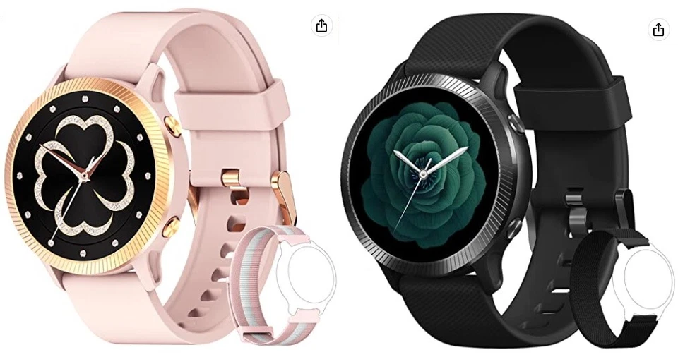 Blackview R8 Smartwatch Damenuhr Fitness Tracker versch. Farben Verp. beschäd