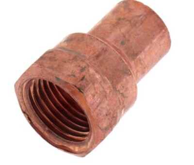 1/2'' Copper x Female Adapter - NPT threaded to 1/2'' copper pipe sweat