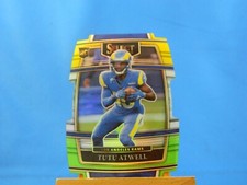 Tutu Atwell Select 2021 RC Rookie Concourse Green Yellow Prizm Die Cut