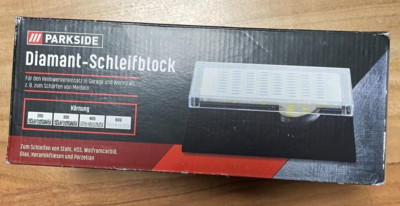 2x Diamant Schleifblock Karbonstahl Messerschärfer, für grob, fein, extra Fein
